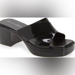 Jeffrey Campbell Black Bubblegum Platform Sandals